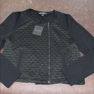 Knit crop length sweater